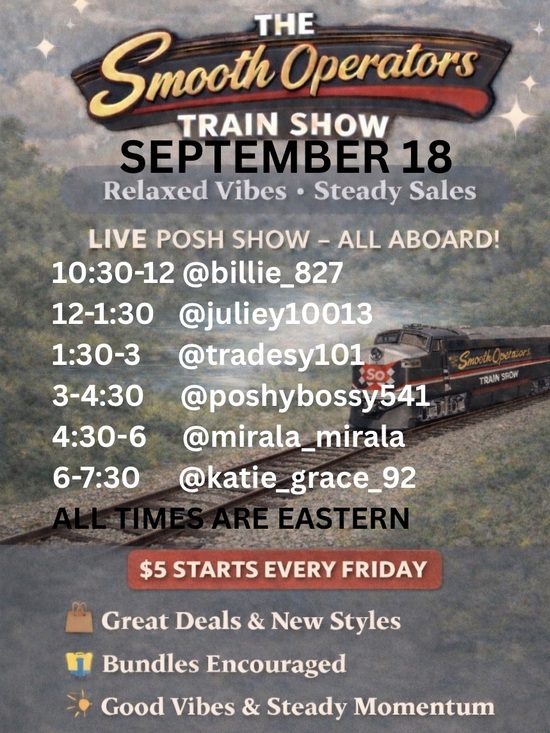Tops - 🚂 The Smooth Operators 🚂 is LIVE now Every Friday Train Show